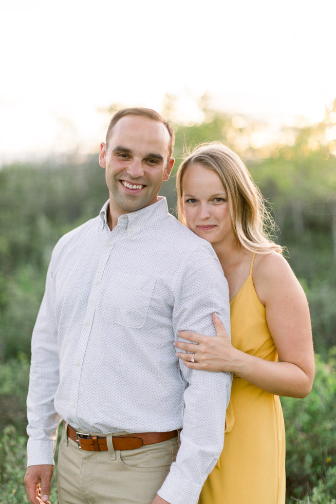 summer engagement session in calgary