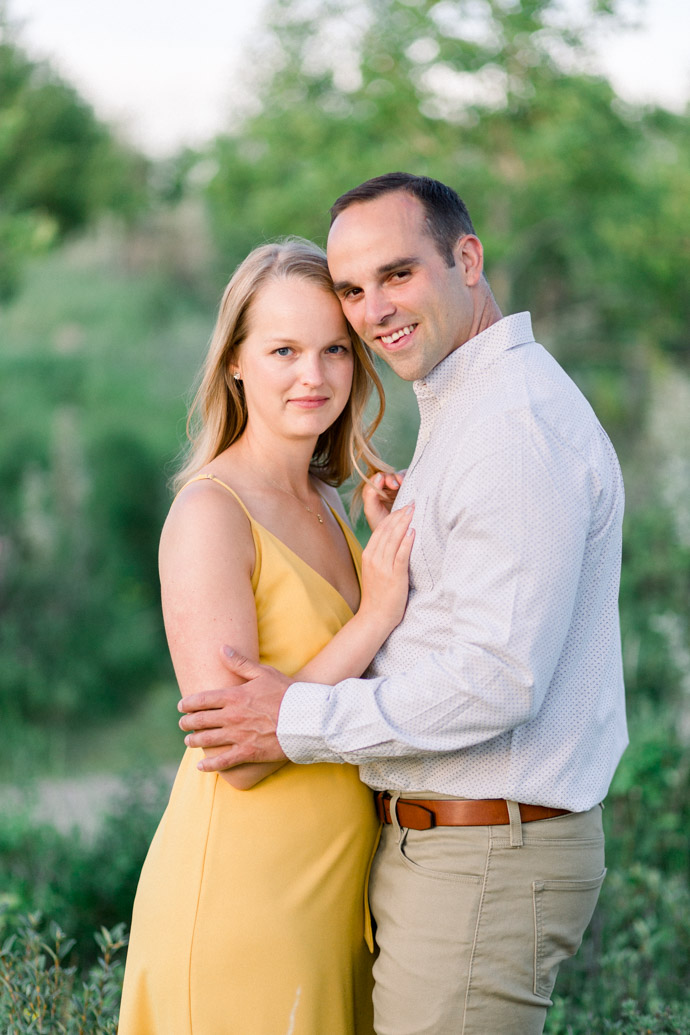 summer engagement session in calgary