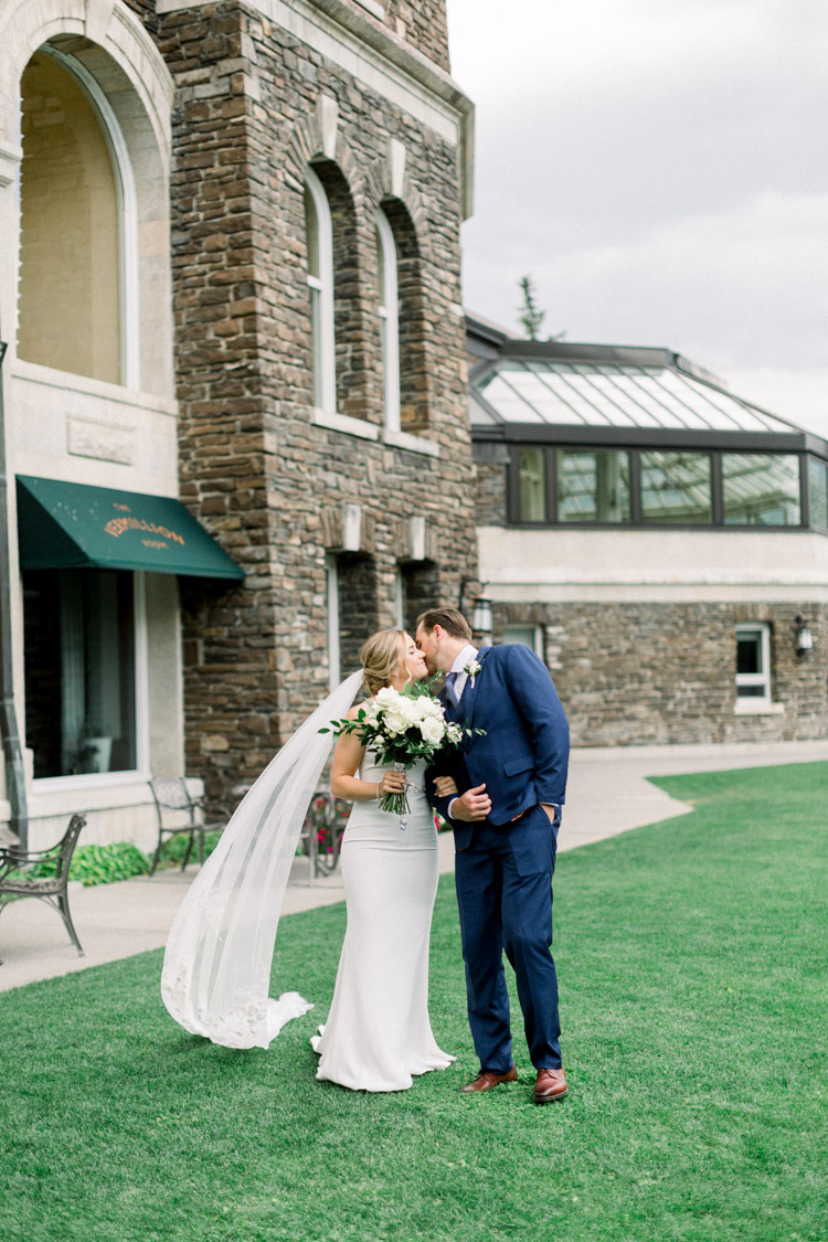 summer banff springs wedding