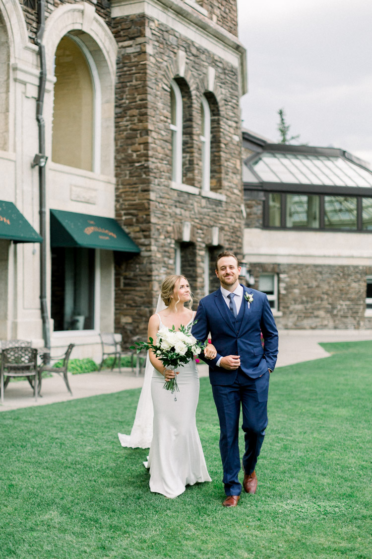 Summer Fairmont banff springs wedding