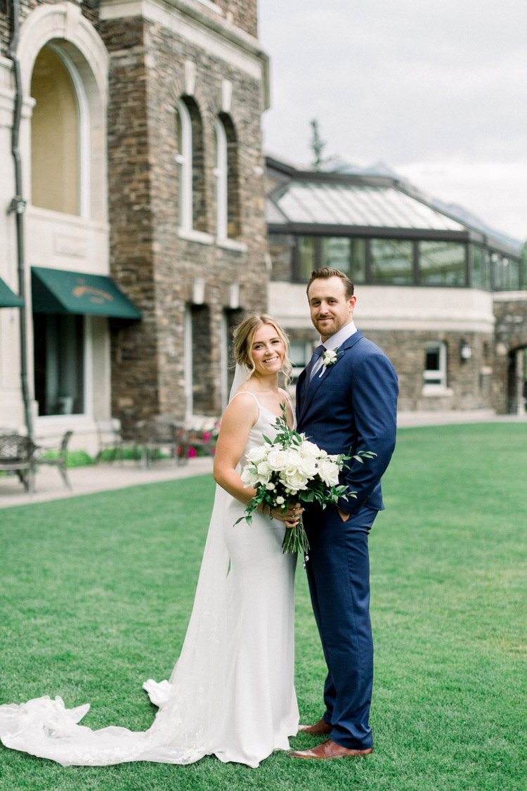 Summer Fairmont banff springs wedding