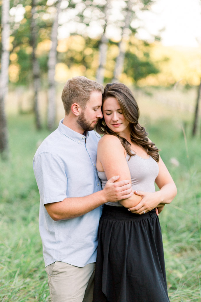 summer engagement session in calgary