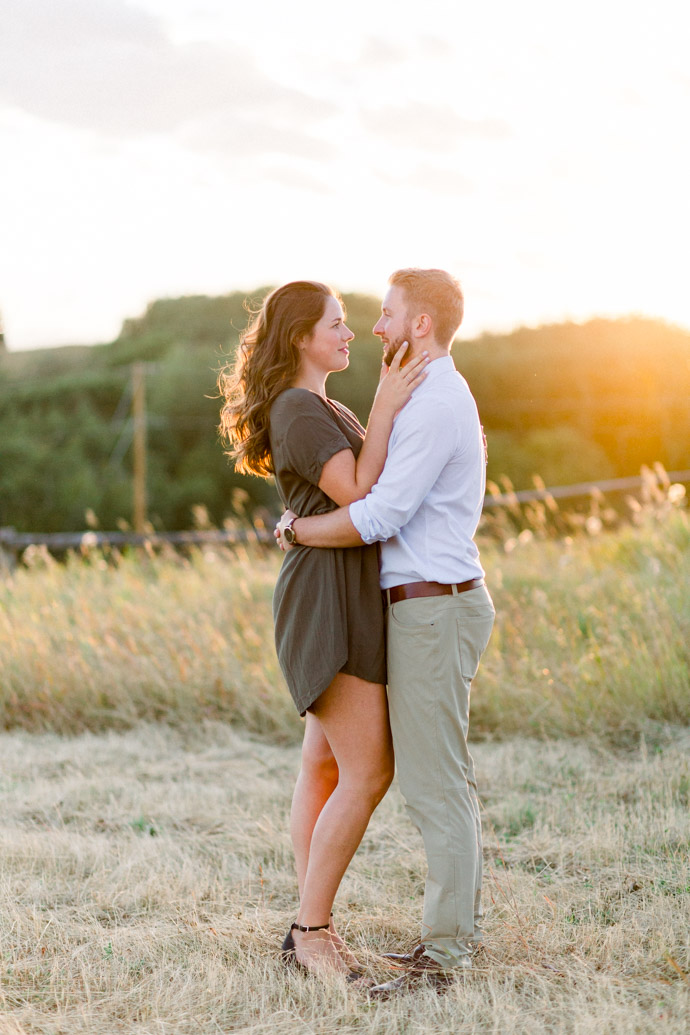 summer engagement session in calgary