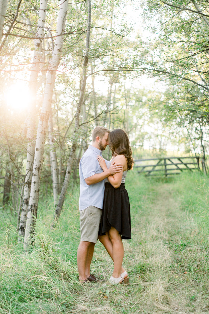 summer engagement session in calgary