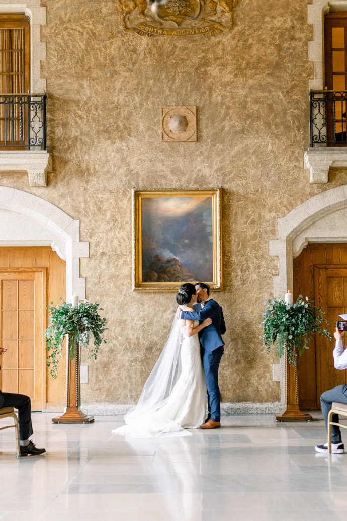 beautiful spring wedding at fairmont banff springs