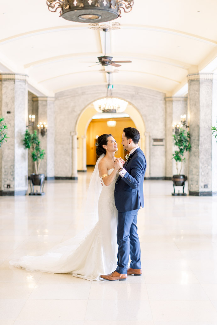 a beautiful spring wedding at the fairmont banff springs