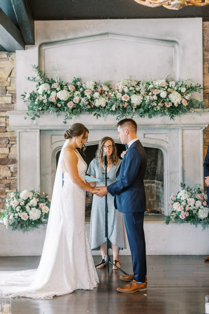 wedding at the lake house