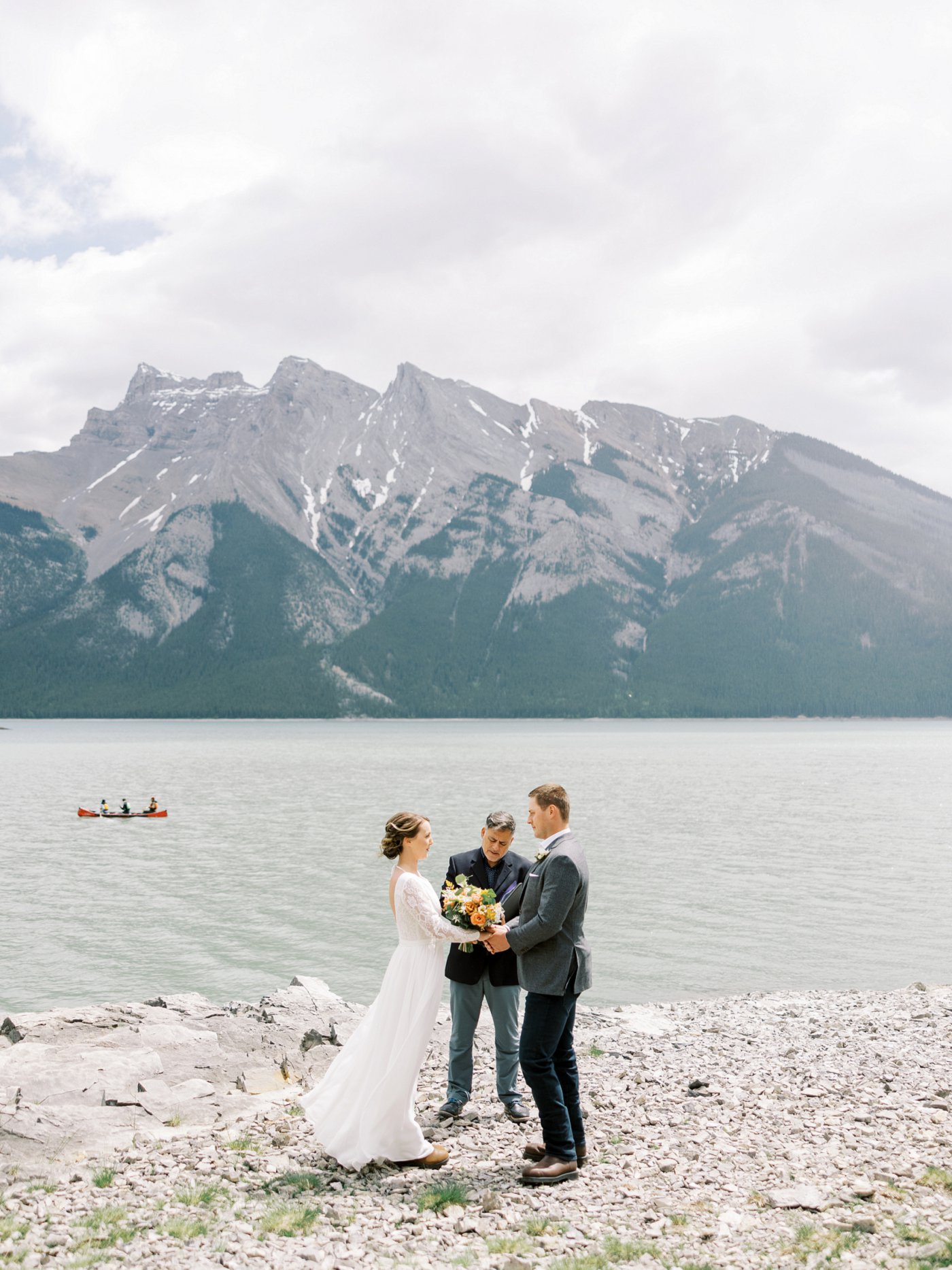 Banff elopement at Lake Minnewanka